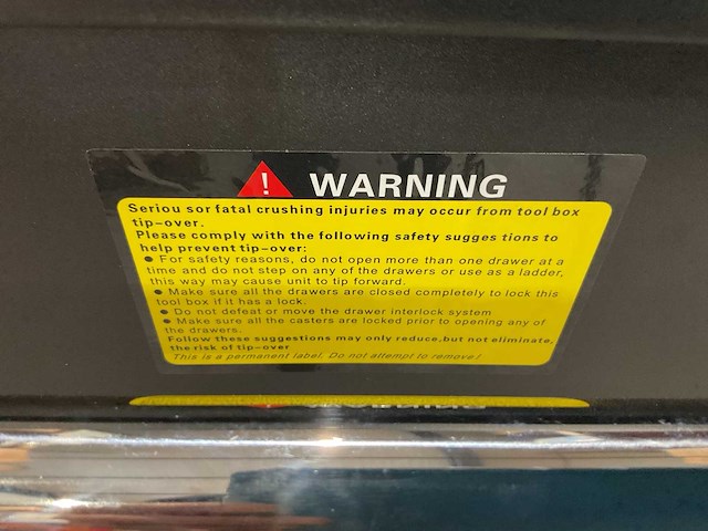 Rhino-cross-workbench 7ft-10d-2-01c zwart werkbank 10 lades 2 deuren - afbeelding 17 van  17