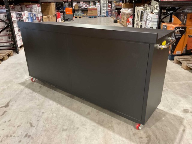 Rhino-cross-workbench 7ft-10d-2-01c zwart werkbank 10 lades 2 deuren - afbeelding 3 van  17