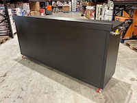 Rhino-cross-workbench 7ft-10d-2-01c zwart werkbank 10 lades 2 deuren - afbeelding 2 van  12