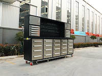 Rhino-cross-workbench h10ft-30d-01c rvs werkbank 30 lades 2 deuren - afbeelding 16 van  19