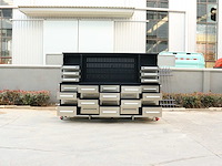 Rhino-cross-workbench h10ft-30d-01c rvs werkbank 30 lades 2 deuren - afbeelding 4 van  19