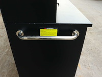 Rhino-cross-workbench h10ft-30d-01c zwart werkbank 30 lades 2 deuren - afbeelding 1 van  6