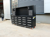 Rhino-cross-workbench h10ft-30d-01c zwart werkbank 30 lades 2 deuren - afbeelding 16 van  21