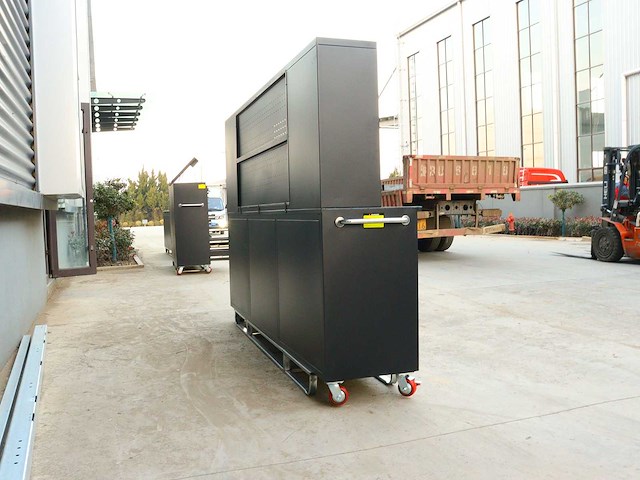 Rhino-cross-workbench h10ft-30d-01c zwart werkbank 30 lades 2 deuren - afbeelding 14 van  16