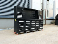 Rhino-cross-workbench h10ft-30d-01c zwart werkbank 30 lades 2 deuren - afbeelding 3 van  22