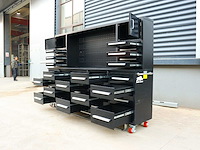 Rhino-cross-workbench h10ft-30d-01c zwart werkbank 30 lades 2 deuren - afbeelding 11 van  22