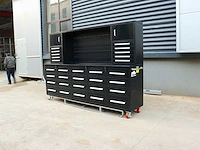 Rhino-cross-workbench h10ft-30d-01c zwart werkbank 30 lades 2 deuren - afbeelding 11 van  20