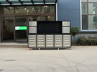 Rhino-cross-workbench h10ft-35d-01c rvs werkbank 35 lades 2 deuren - afbeelding 1 van  13