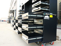 Rhino-cross-workbench h10ft-35d-01c rvs werkbank 35 lades 2 deuren - afbeelding 1 van  12