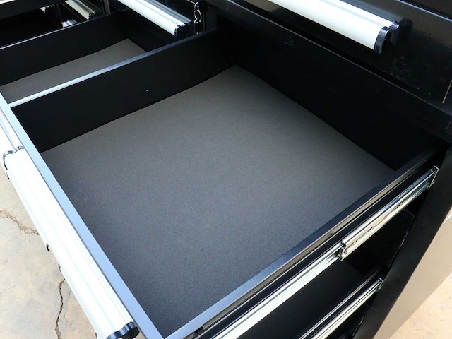 Rhino-cross-workbench h10ft-35d-01c zwart werkbank 35 lades 2 deuren - afbeelding 6 van  14