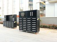 Rhino-cross-workbench h7ft-28d-4-01c zwart werkbank 28 lades 4 deuren - afbeelding 8 van  15