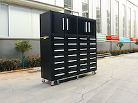 Rhino-cross-workbench h7ft-28d-4-01c zwart werkbank 28 lades 4 deuren - afbeelding 12 van  15