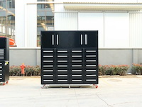 Rhino-cross-workbench h7ft-28d-4-01c zwart werkbank 28 lades 4 deuren