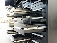 Rhino-cross-workbench h7ft-28d-4-01c zwart werkbank 28 lades 4 deuren - afbeelding 9 van  16