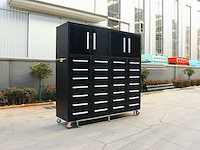 Rhino-cross-workbench h7ft-28d-4-01c zwart werkbank 28 lades 4 deuren - afbeelding 4 van  16