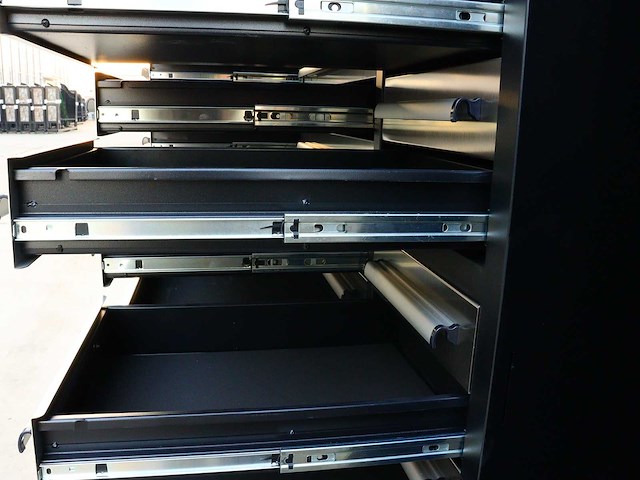 Rhino-cross-workbench h7ft-35d-1-l-01c rvs werkbank 35 lades 1 deur - afbeelding 1 van  11