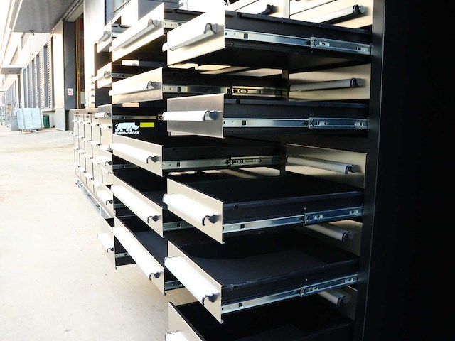 Rhino-cross-workbench h7ft-35d-1-l-01c rvs werkbank 35 lades 1 deur - afbeelding 10 van  11