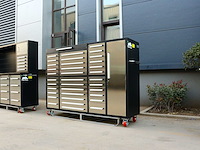 Rhino-cross-workbench h7ft-35d-1-l-01c rvs werkbank 35 lades 1 deur - afbeelding 4 van  11