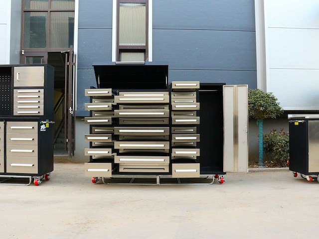 Rhino-cross-workbench h7ft-35d-1-l-01c rvs werkbank 35 lades 1 deur - afbeelding 8 van  11