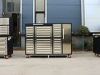 Rhino-cross-workbench h7ft-35d-1-l-01c rvs werkbank 35 lades 1 deur - afbeelding 1 van  11