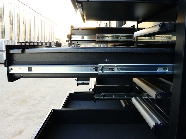 Rhino-cross-workbench h7ft-35d-1-l-01c zwart werkbank 35 lades 1 deur - afbeelding 2 van  8