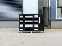 Rhino-cross-workbench h7ft-35d-1-l-01c zwart werkbank 35 lades 1 deur - afbeelding 1 van  8