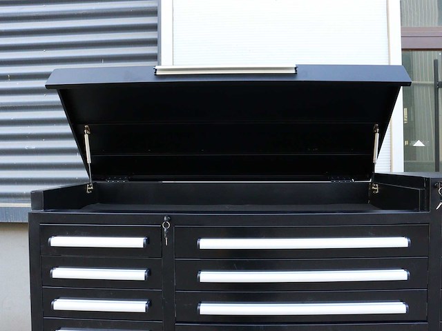 Rhino-cross-workbench h7ft-35d-1-l-01c zwart werkbank 35 lades 1 deur - afbeelding 4 van  12