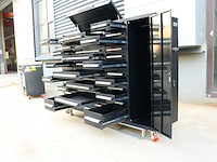 Rhino-cross-workbench h7ft-35d-1-l-01c zwart werkbank 35 lades 1 deur - afbeelding 12 van  12