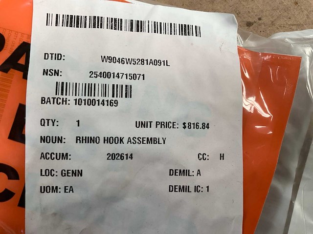 Rhino hook assembly - afbeelding 6 van  6