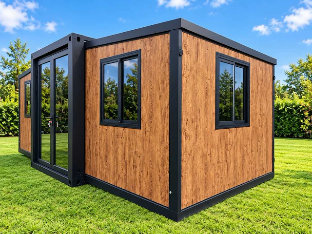 Rhino houses 10ft hout tiny house - afbeelding 1 van  7