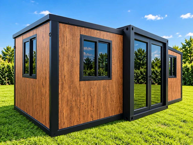 Rhino houses 10ft hout tiny house - afbeelding 2 van  7