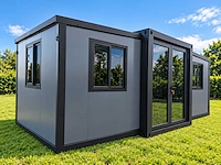 Rhino houses 10ft zwart tiny house - afbeelding 12 van  22