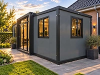 Rhino houses 18 m2 slaapkamer, badkamer en keuken tiny house
