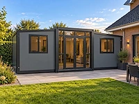 Rhino houses 18 m2 slaapkamer, badkamer en keuken tiny house - afbeelding 10 van  16