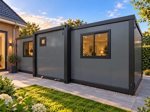 Rhino houses 18 m2 slaapkamer, badkamer en keuken tiny house - afbeelding 11 van  16