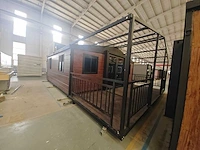 Rhino houses 20ft balcony donker houttiny house - afbeelding 22 van  22