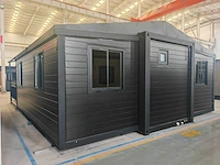 Rhino houses 20ft balcony zwart tiny house - afbeelding 6 van  22