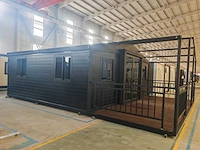 Rhino houses 20ft balcony zwart tiny house - afbeelding 9 van  22