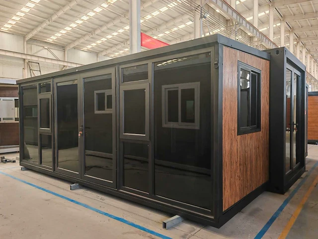 Rhino houses 20ft hout glazen wand tiny house - afbeelding 20 van  24