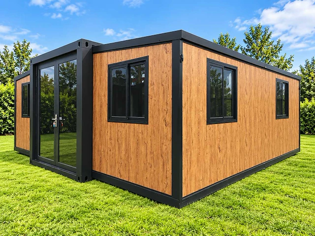 Rhino houses 20ft hout tiny house - afbeelding 1 van  21