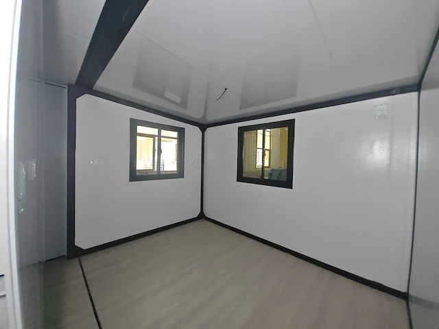 Rhino houses 20ft metal caved wall panel , full welding roof hout tiny house - afbeelding 4 van  22