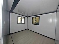 Rhino houses 20ft metal caved wall panel , full welding roof hout tiny house - afbeelding 4 van  22