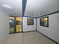 Rhino houses 20ft metal caved wall panel , full welding roof hout tiny house - afbeelding 10 van  22