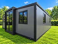 Rhino houses 30ft zwart tiny house