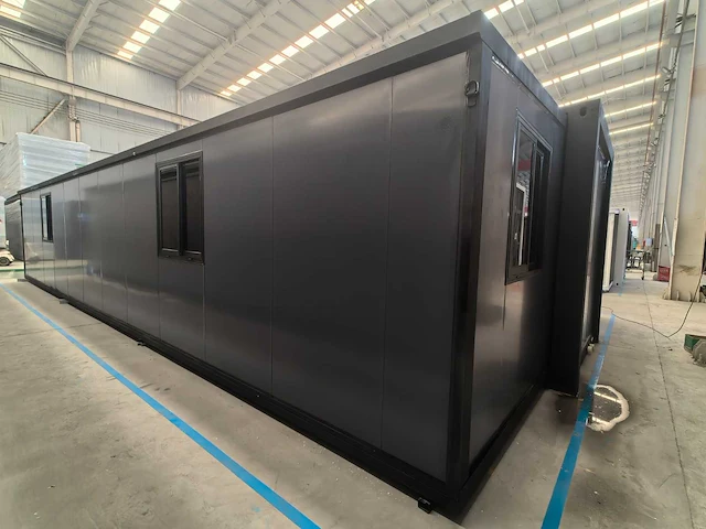 Rhino houses 40ft zwart tiny house - afbeelding 21 van  26
