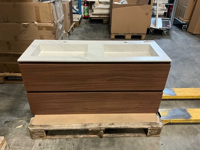 Rhino lavabo badmeubel (120x45x57 cm) - afbeelding 2 van  6