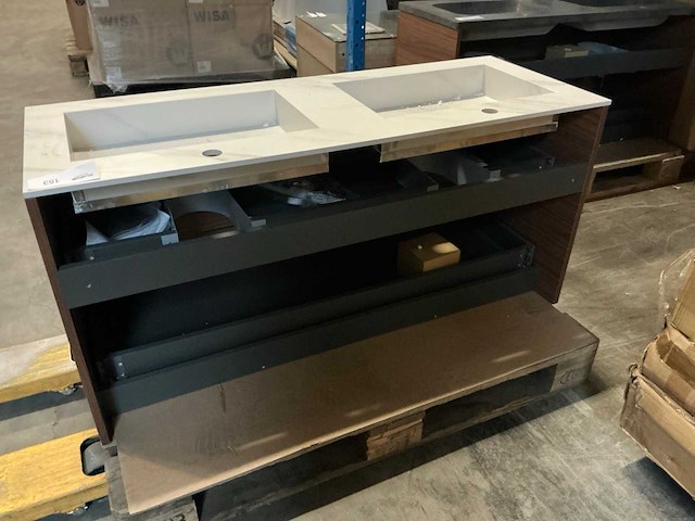 Rhino lavabo badmeubel (120x45x57 cm) - afbeelding 5 van  6