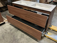 Rhino lavabo badmeubel (120x45x57 cm) - afbeelding 6 van  6