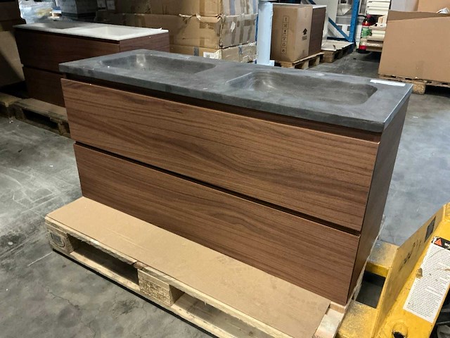 Rhino lavabo badmeubel (120x46x60 cm) - afbeelding 1 van  6