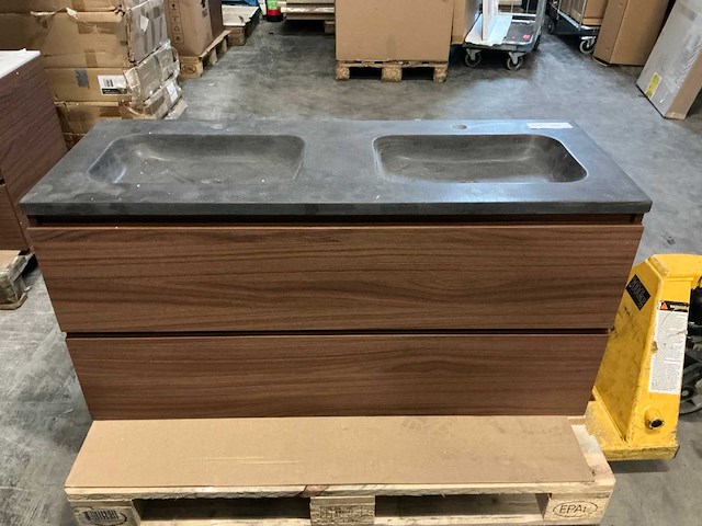 Rhino lavabo badmeubel (120x46x60 cm) - afbeelding 2 van  6